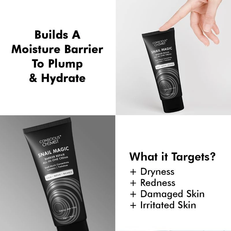 Conscious Chemist Snail Magic Barrier Repair All-In-One-Cream, 50 g-3.webp